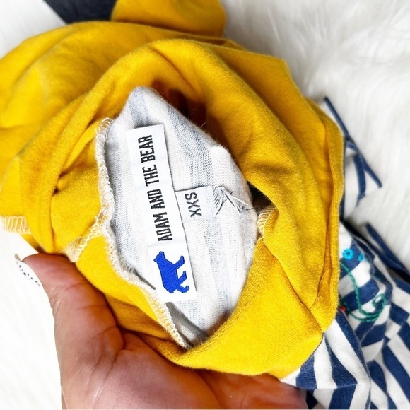 Adam and the Bear Striped Casual Childrens Hoodie Pullover Sweater Size XXS - Picture 5 of 5